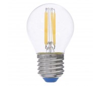 Лампа светодиодная филаментная Airdim, форма шар, E27 5 Вт 500 Лм свет холодный