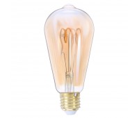 Лампа светодиодная Lexman ST64 E27 5 Вт свет янтарный