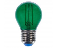 Лампа светодиодная Uniel Color шар E27 5 Вт свет зеленый