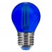 Лампа светодиодная Uniel Color шар E27 5 Вт свет синий