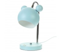 Лампа настольная Panda E27 40 Вт цвет голубой