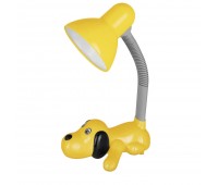 Лампа настольная Собачка E27 40 Вт цвет жёлтый