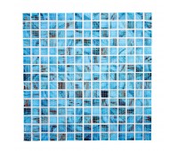 Мозаика, 32.7х32.7 см, стекломасса, цвет синий