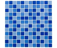 Мозаика Artens «Shaker», 30х30 см, стекло, цвет синий/голубой