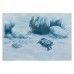 Декор «Лагуна Краб» 24.9х36.4 см цвет голубой
