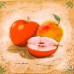 Декор «Гурман» 16.5х16.5 см яблоко цвет бежевый