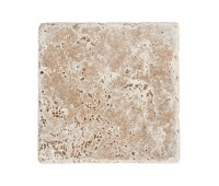 Плитка настенная «Травертин Toscana», 10х10 см, 0.5 м2, цвет коричневый