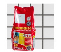 Затирка цементная Litochrom 1-6 С.10 2 кг цвет серый