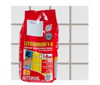 Затирка цементная Litochrom 1-6 С.20 2 кг цвет серый