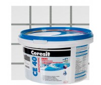 Затирка цементная Ceresit СЕ 40 водоотталкивающая 2 кг цвет антрацит