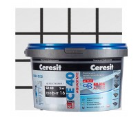 Затирка цементная Ceresit СЕ 40 водоотталкивающая 2 кг цвет графит