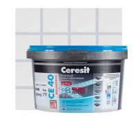 Затирка цементная Ceresit СЕ 40 водоотталкивающая 2 кг цвет крокус