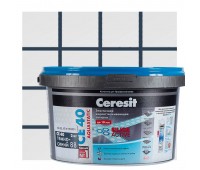 Затирка цементная Ceresit СЕ 40 водоотталкивающая 2 кг цвет темно-синий