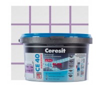 Затирка цементная Ceresit CE 40/2 водоотталкивающая цвет лаванда