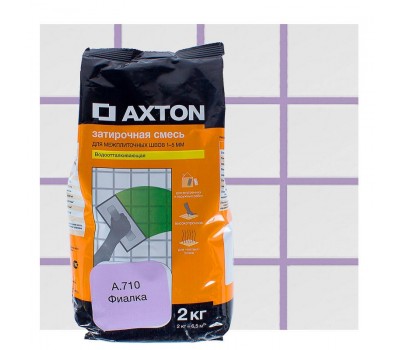 Затирка цементная Axton А.710 2 кг цвет фиалка