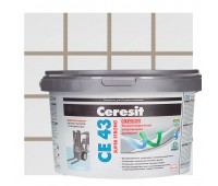 Затирка цементная Ceresit CE 43/2 водоотталкивающая цвет багамы