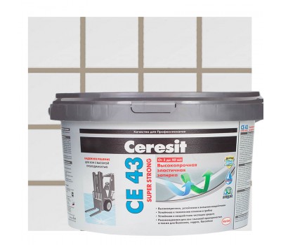 Затирка цементная Ceresit CE 43/2 водоотталкивающая цвет багамы