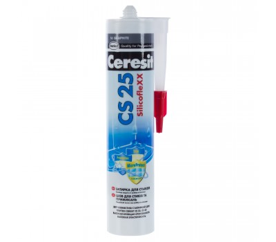 Затирка силиконовая Ceresit CS 25, цвет графит
