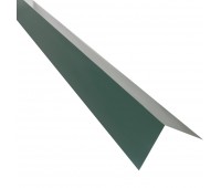 Планка для наружных углов с полиэстеровым покрытием 2 м цвет зелёный