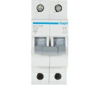 Выключатель автоматический Hager 2 полюса 32 A