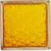 Стеклоблок Богема Савона цвет ярко-медовый