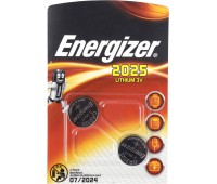 Батарейка литиевая Energizer ENR CR 2025 FSB2, 2 шт.