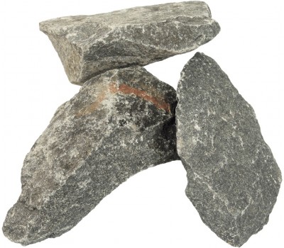 Камни для сауны Габбро-диабаз колотые, 20 кг