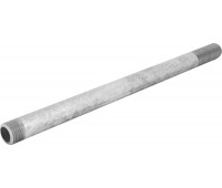 Сгон удлинённый d 15 мм L 0.3 м оцинкованный сталь