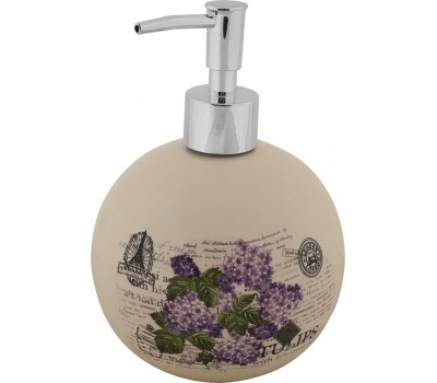 Дозатор для жидкого мыла настольный Vidage «Violetta» керамика цвет белый