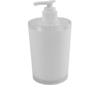 Дозатор для жидкого мыла настольный Беросси «Joli» пластик цвет белый