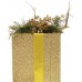 Ёлочное украшение «Подарок» 22 см, цвет золотой