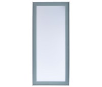 Витрина «Фрост» 40х70 см, алюминий/стекло, цвет матовый алюминий