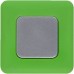 Ручка-кнопка B 050 000 цвет сатин/зеленый