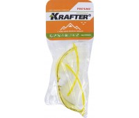 Очки защитные незапотевающие желтые Krafter
