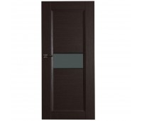 Полотно дверное остеклённое Конкорд cpl 200х60 см цвет черный дуб