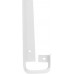 Планка для столешницы соединительная, 38 мм, металл, цвет белый матовый