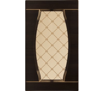 Витрина для шкафа «Византия», 60х35 см, цвет тёмно-коричневый