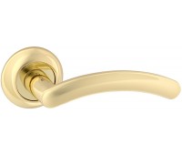 Ручка дверная на розетке Apecs «Premier» H-0590-A-G, алюминий, цвет золото
