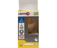 Лампа светодиодная Lexman E27 4,5 Вт 470 Лм 4000 K свет нейтральный, прозрачная колба