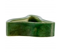 Горшок цветочный «Медуза» зелёный 110 мм, керамика