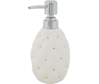 Дозатор для жидкого мыла настольный «Sovy» керамика цвет белый