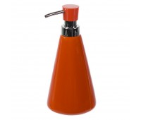Дозатор для жидкого мыла настольный «Veta» керамика цвет оранжевый