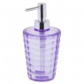 Дозатор для жидкого мыла настольный цвет фиолетовый