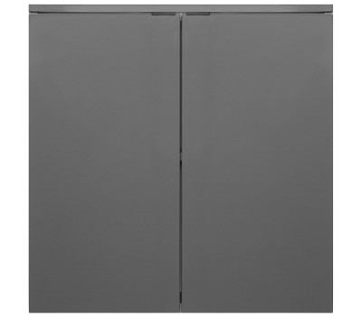 Шкаф подвесной «Авангард» 60x90 см цвет серый