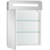 Шкаф зеркальный «Аврора» 60 см цвет белый