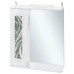 Шкаф зеркальный «Мальта» 55 см цвет белый