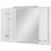 Шкаф зеркальный «Палермо» 105 см цвет белый