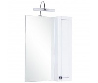 Шкаф зеркальный «Мерлин» 60 см цвет белый