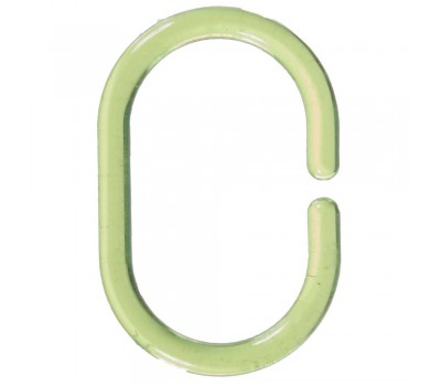 Кольца для шторок Sensea пластиковые, цвет зеленый, 12 шт