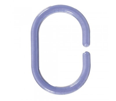 Кольца для шторок Sensea пластиковые, цвет синий, 12 шт